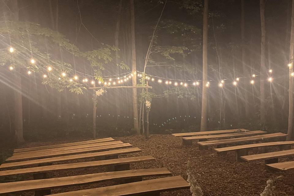 Forest ceremony space