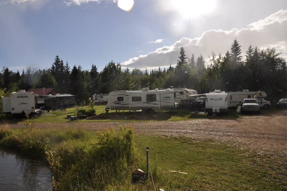 Ample RV parking available