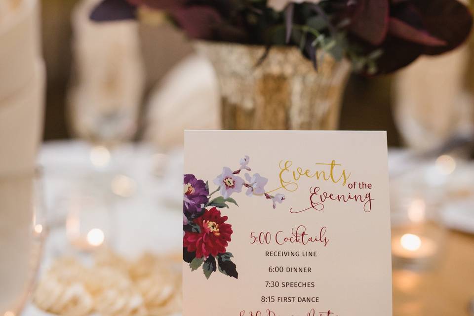 Menu Card