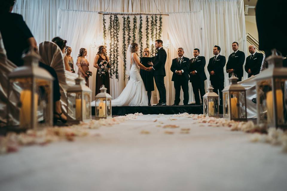 Indoor ceremony