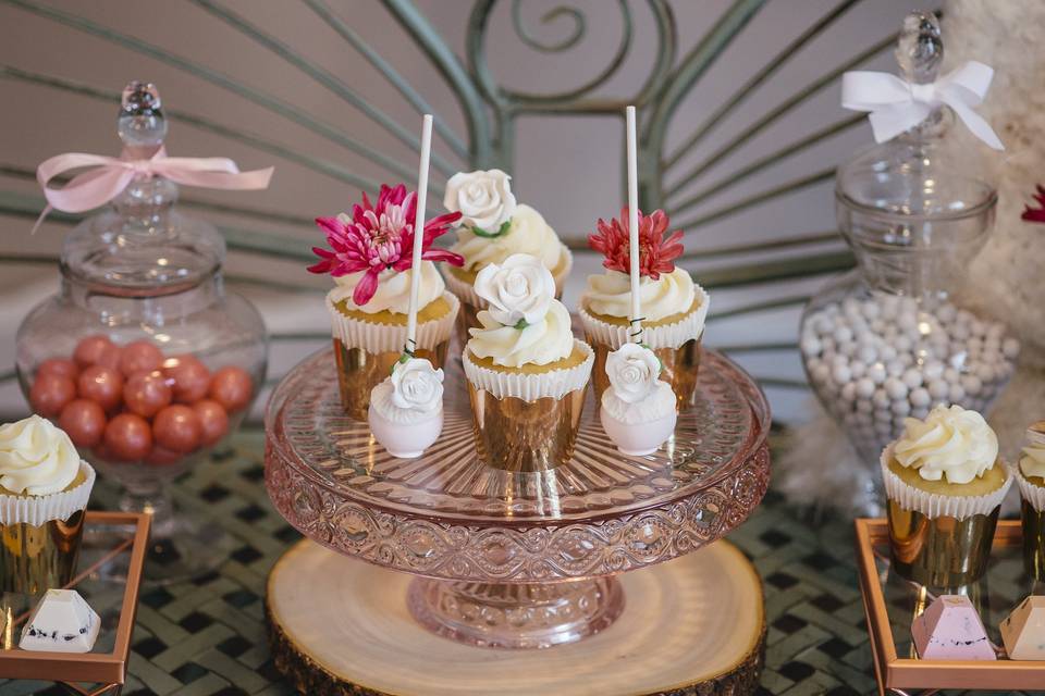 Boho sweet table