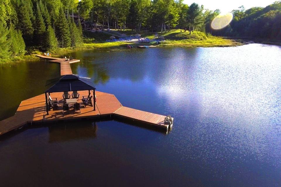 Large Dock for group gathering