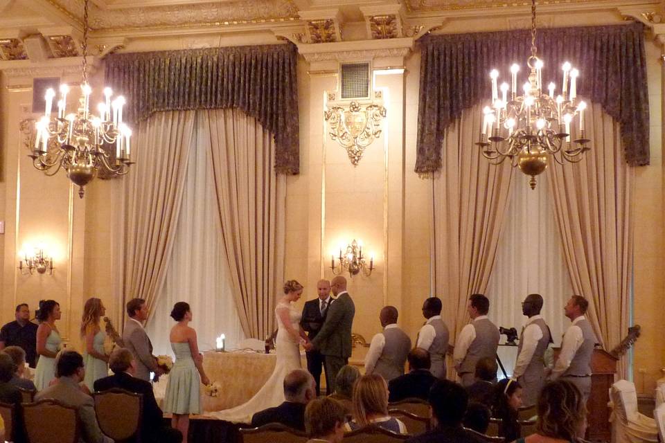 Ceremony Fort Garry Hotel Provencher