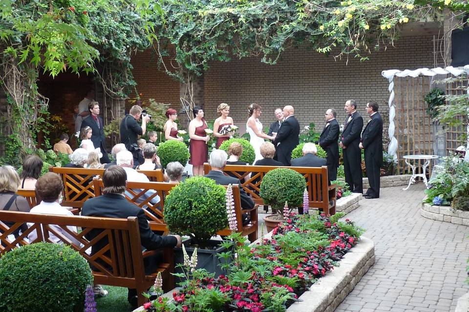 Wedding at the Conservatory