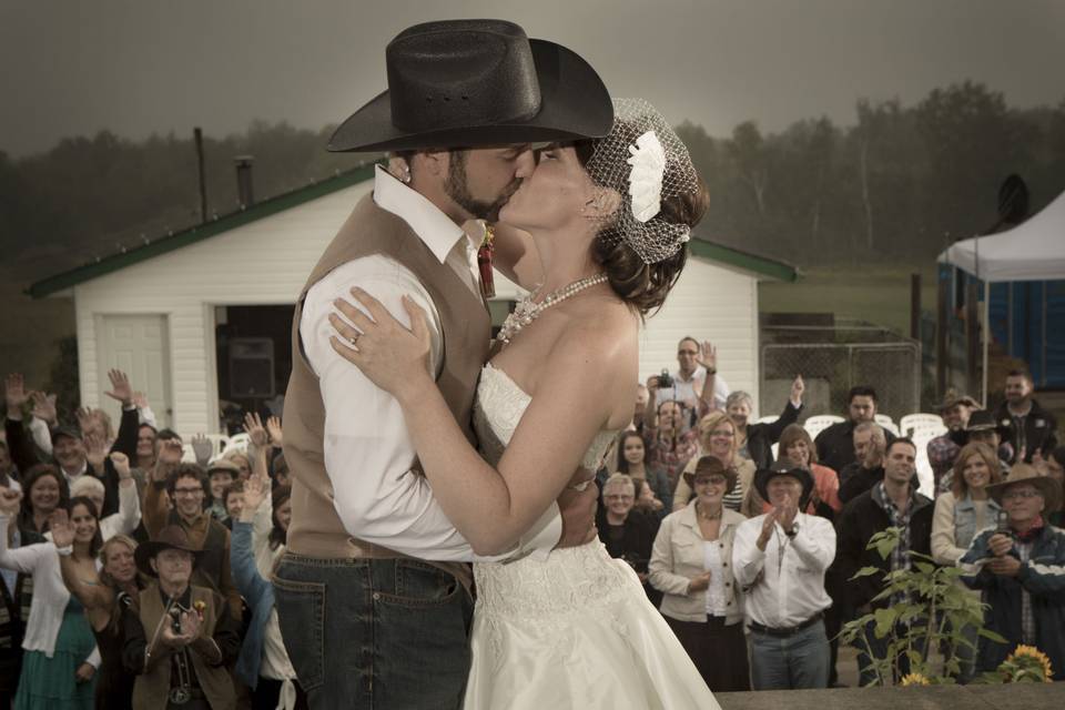 A country kiss