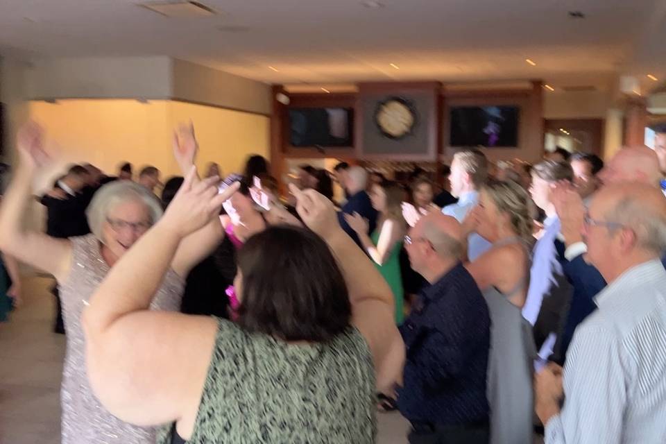 A wedding dance floor for every generation