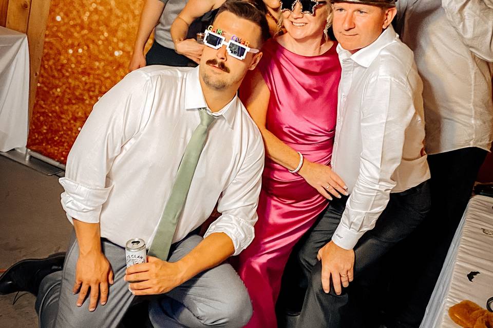 Guests enjoying Sparklebooth