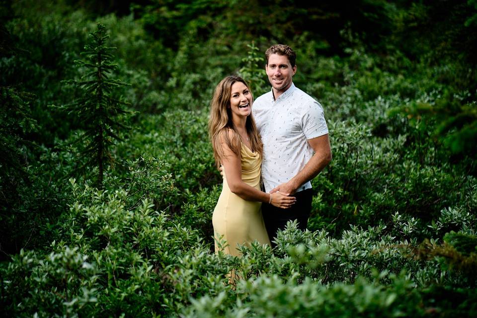 Beautiful engagement portrait