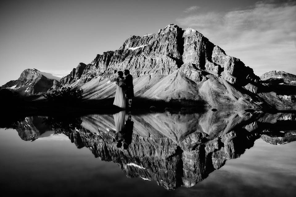 Artistic mountain portrait