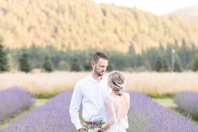 Couple in the Lavender Field