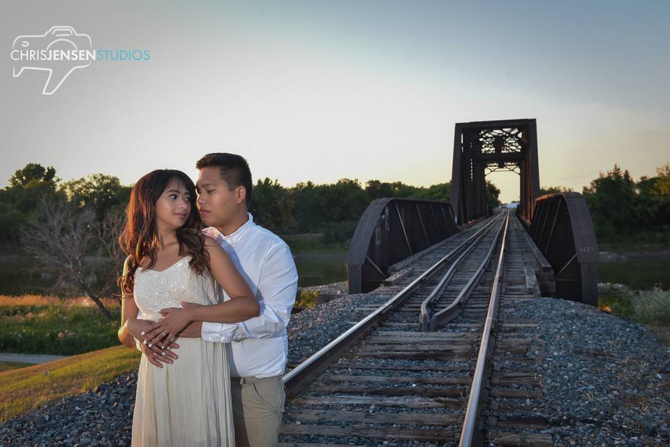 Train Bridge Winnipeg