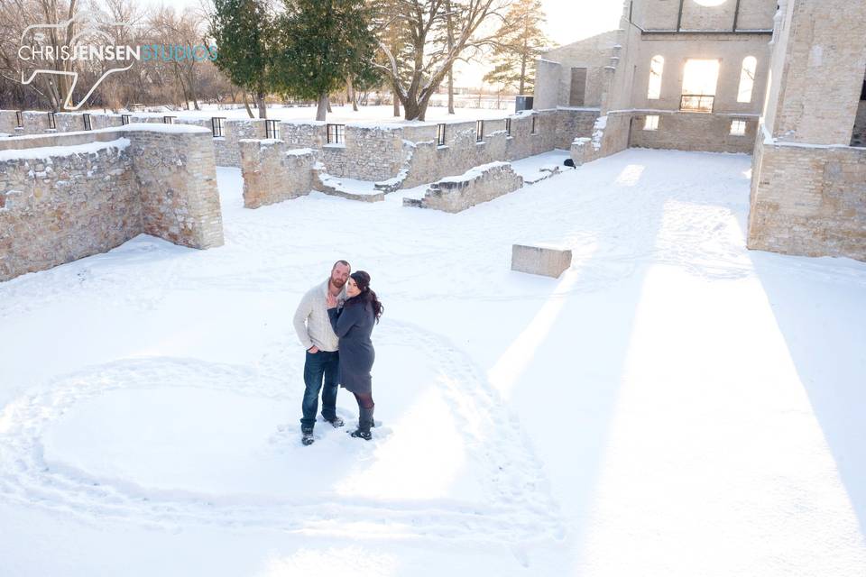 Trappist Monastery, Winter