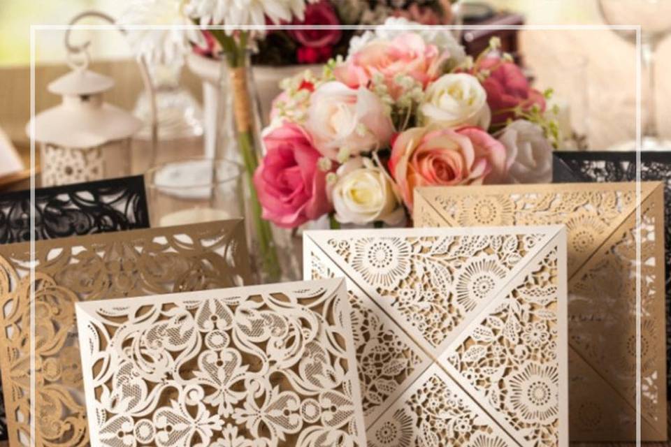 Laser Cut Invitation