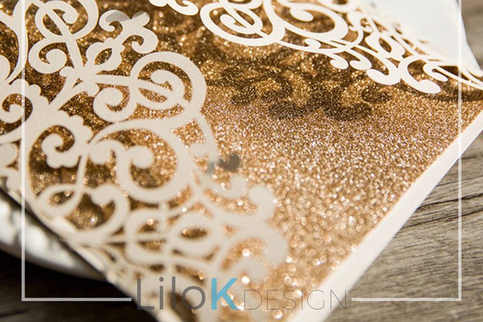 Laser Cut Invitation