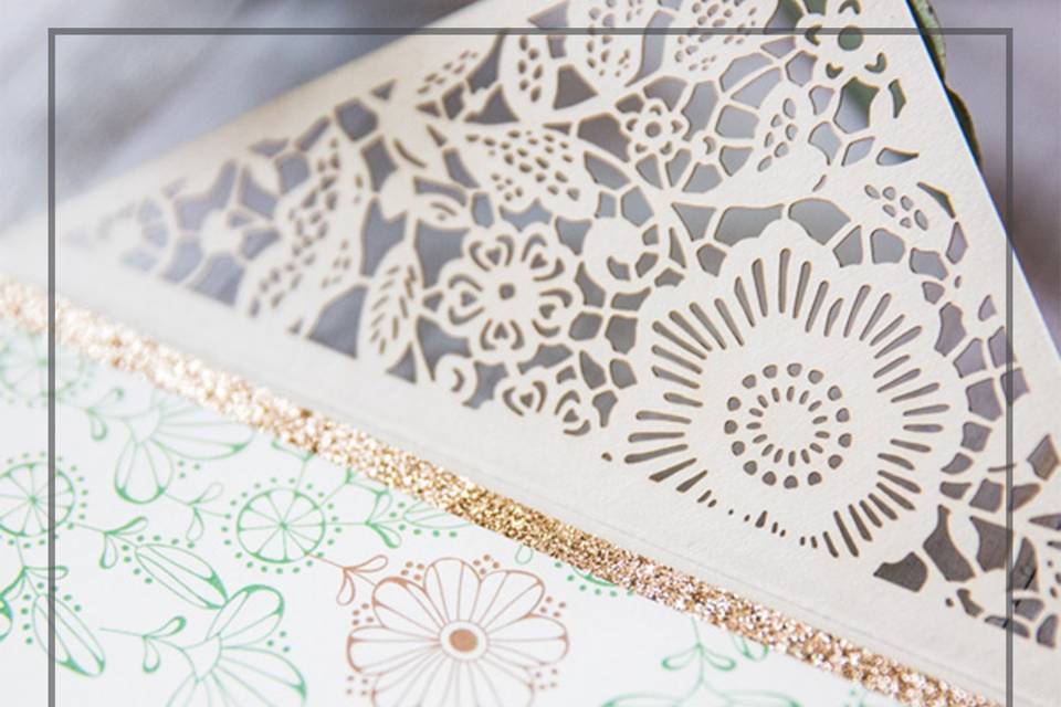 Laser Cut Invitation