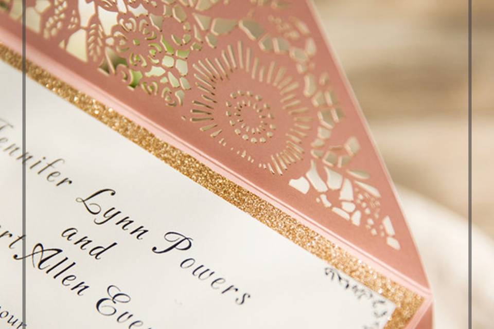 Laser Cut Invitation