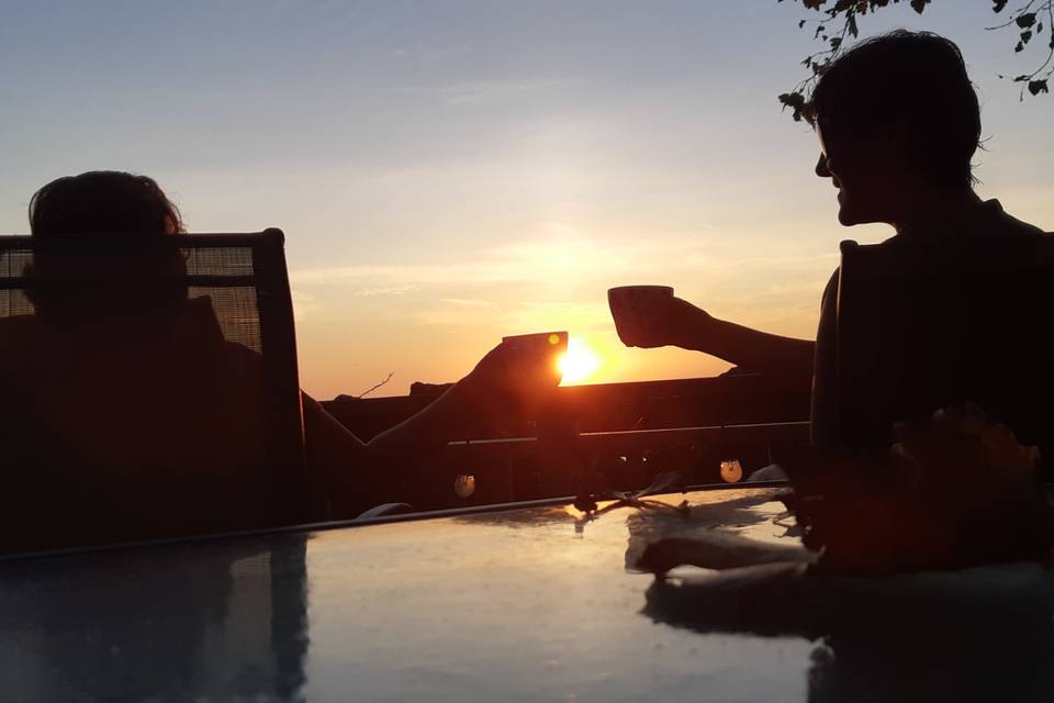 Sunrise toast