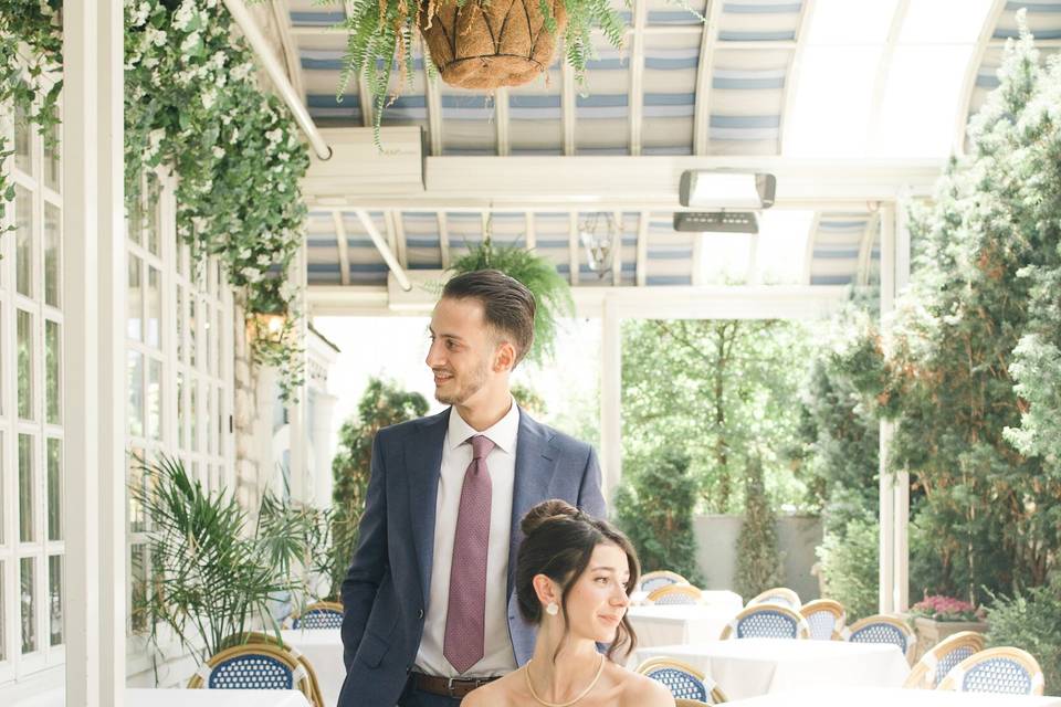An intimate summer engagement