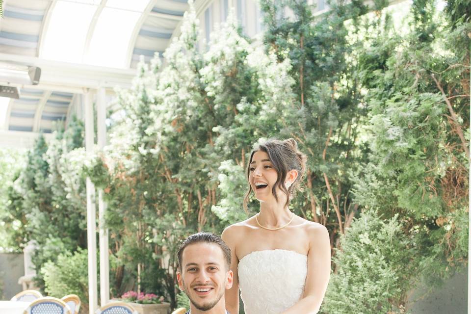 An intimate summer engagement