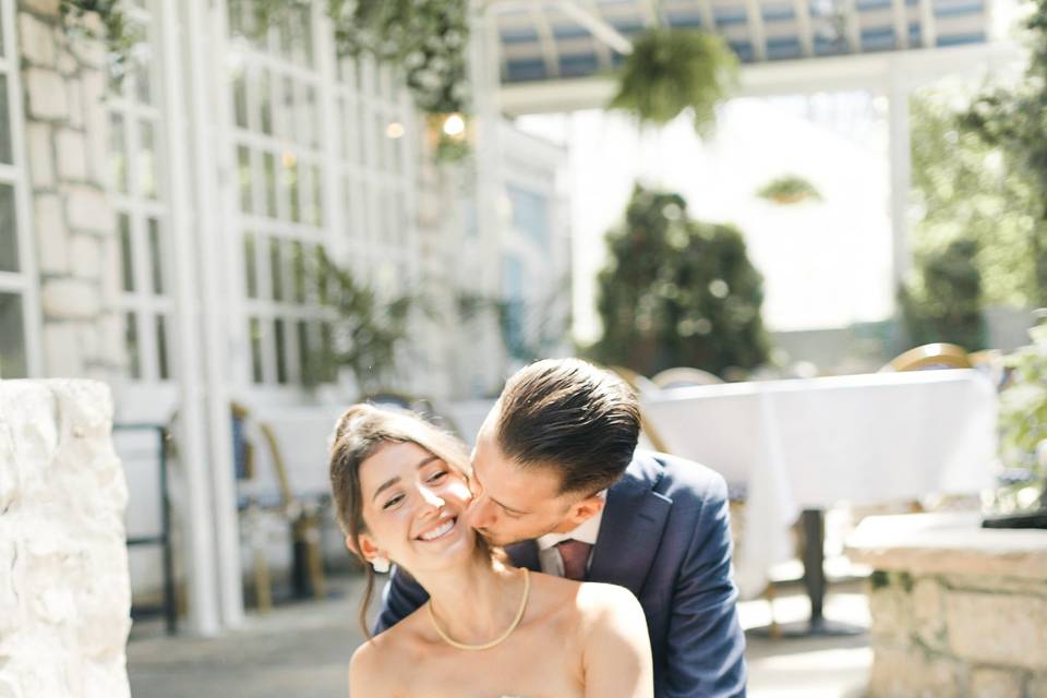 An intimate summer engagement