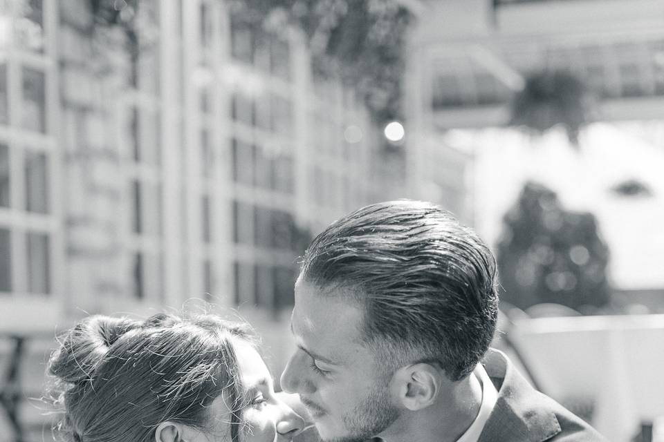 An intimate summer engagement