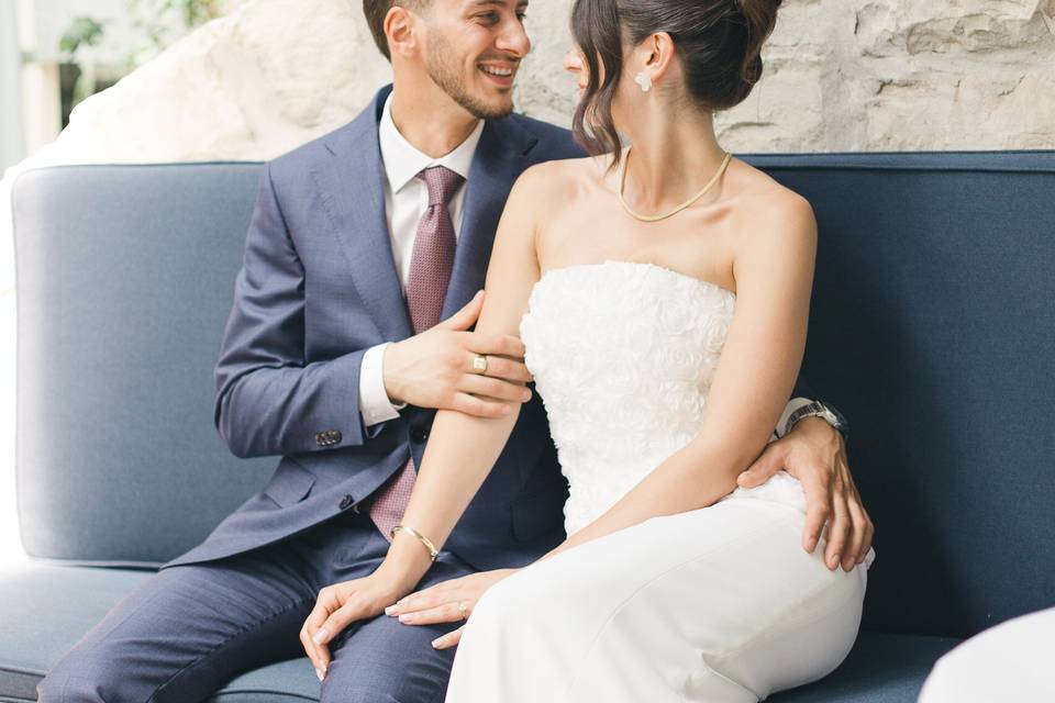 An intimate summer engagement