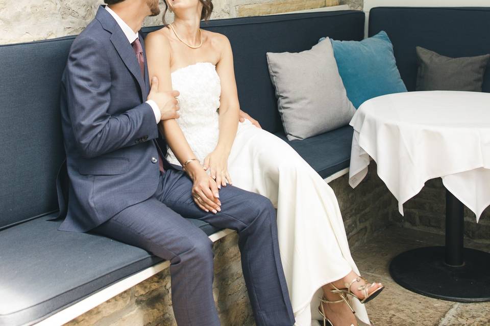An intimate summer engagement