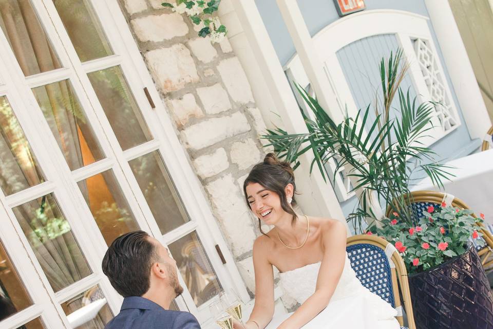 An intimate summer engagement