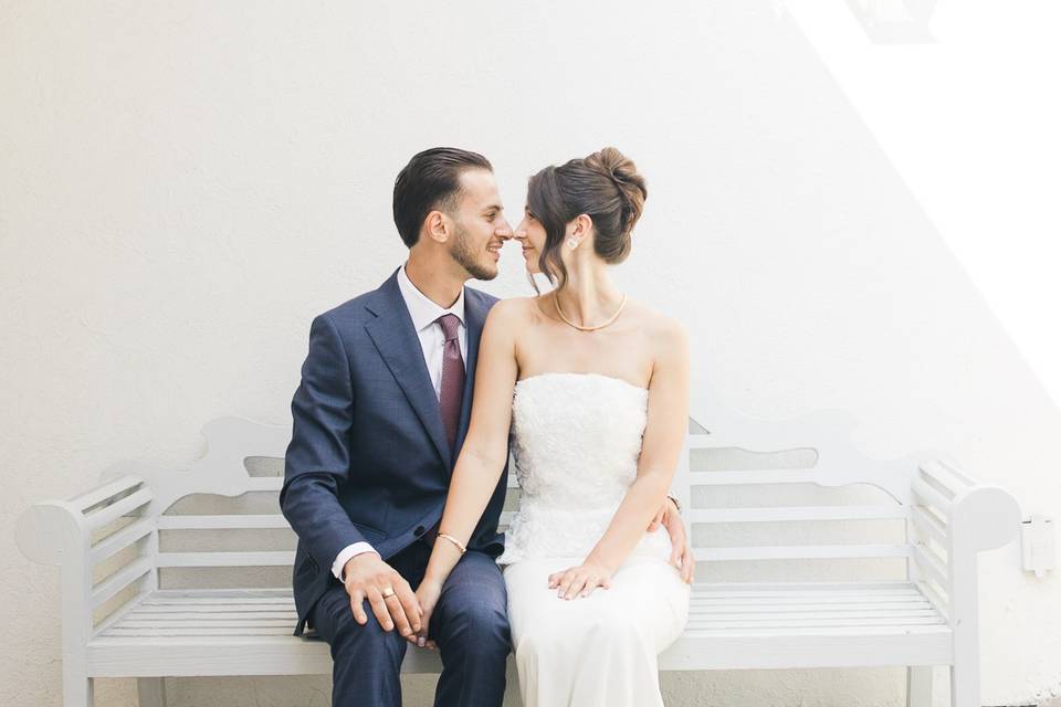 An intimate summer engagement