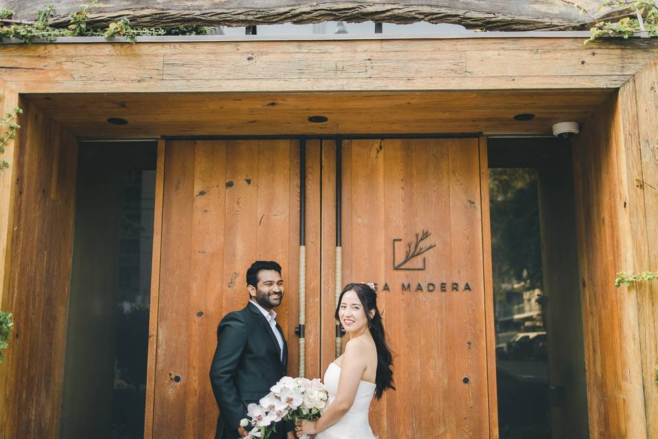 An intimate wedding at Casa Ma