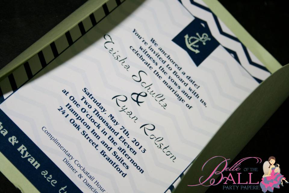 Belle of the Ball Wedding Stationery