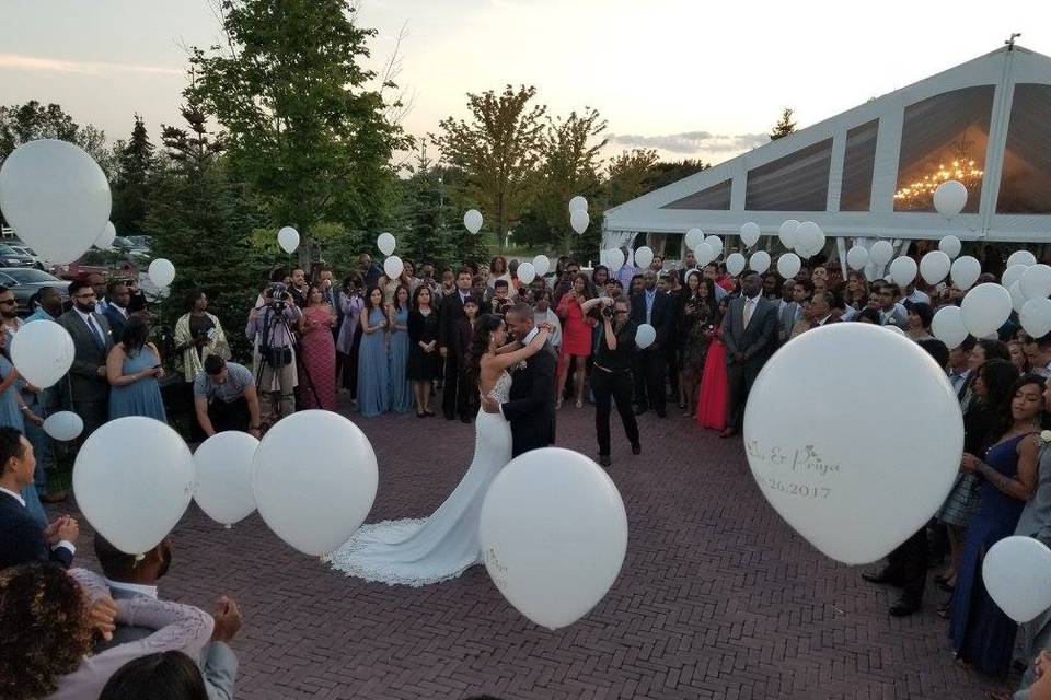 First Dance with Dry Ice