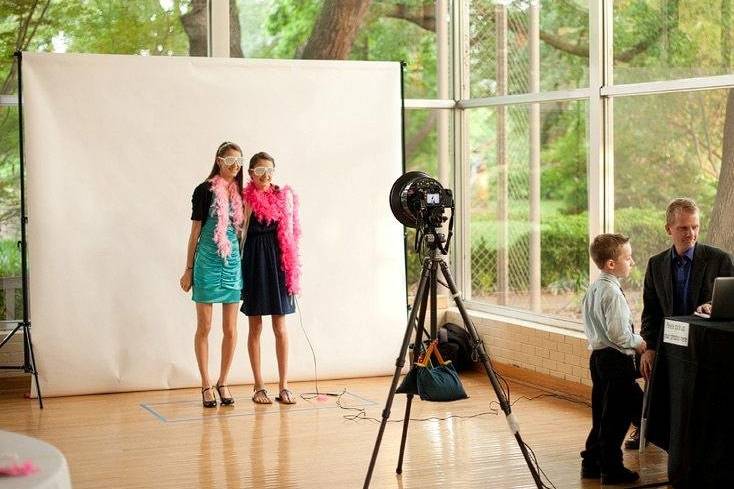 Mirror Booth at an event