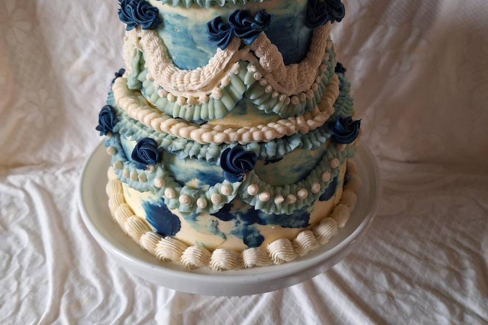 Modern vintage cake