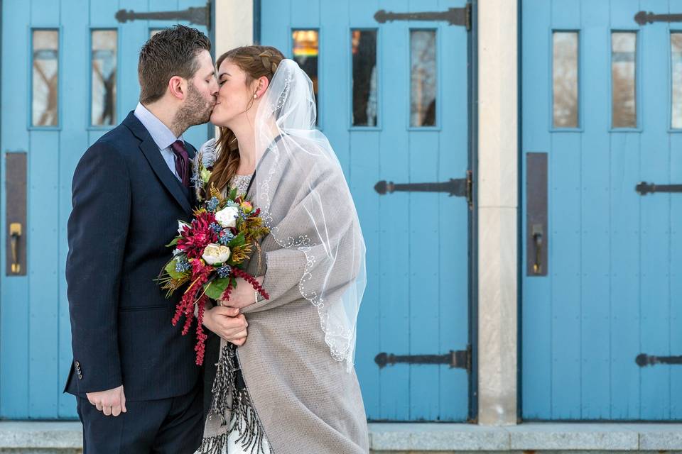 Kissing as Man and Wife