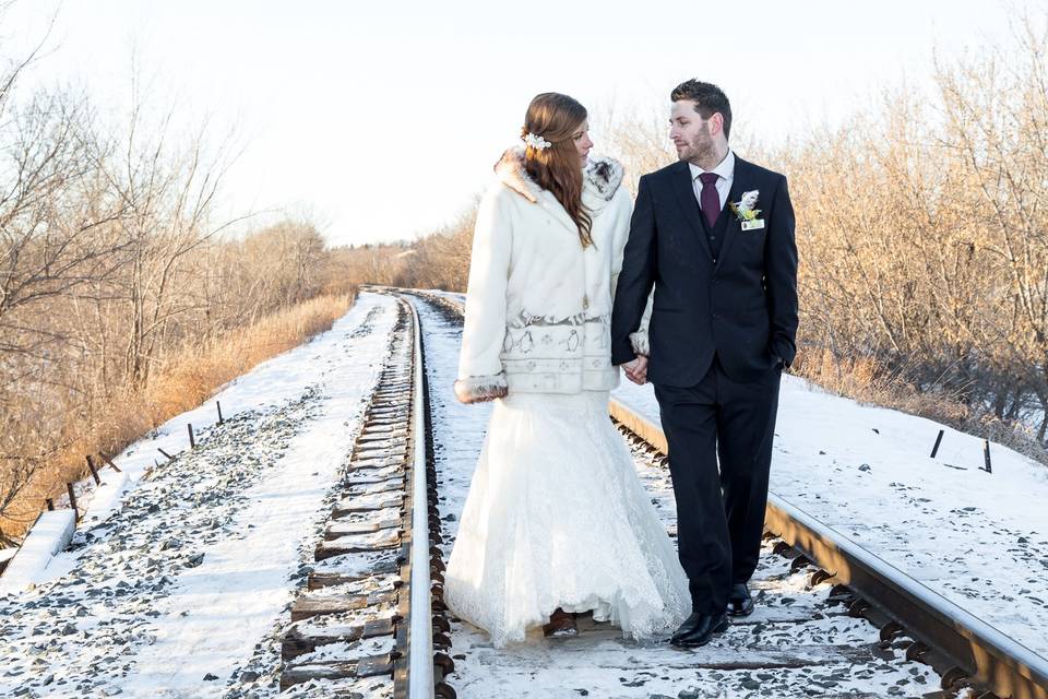 A stroll down a winter track