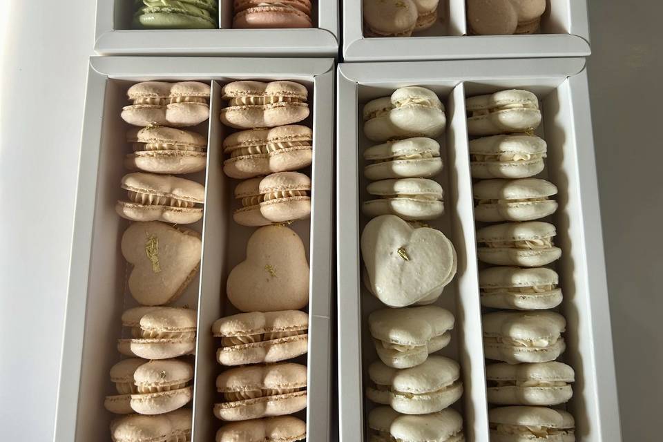 Macarons with initials