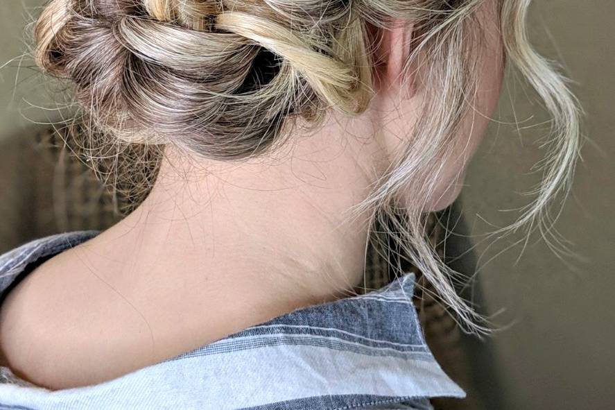 Bridesmaid updo