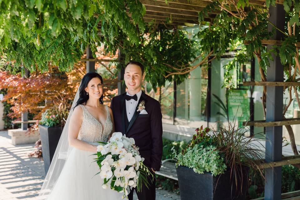 Bridal makeup and hair