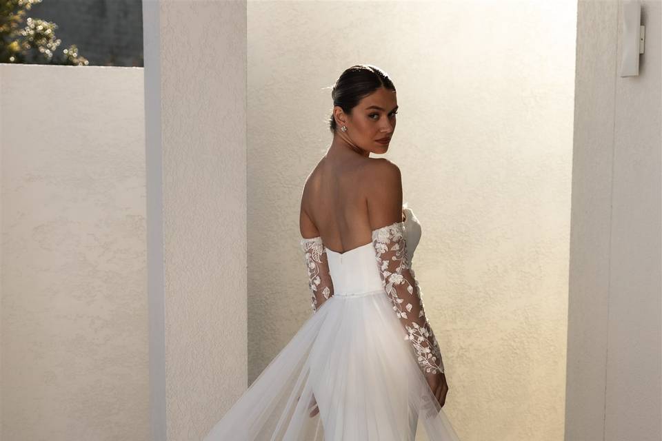 Robe mariée minimaliste