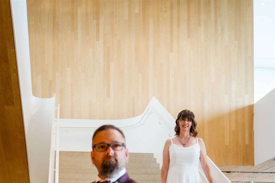 First look, Bride Reveal