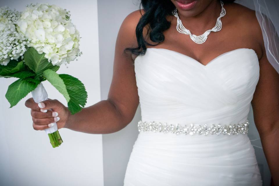 Beautiful bridal details