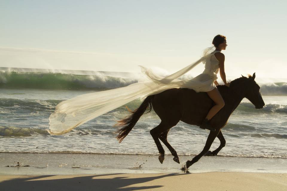 Seaside photoshoot