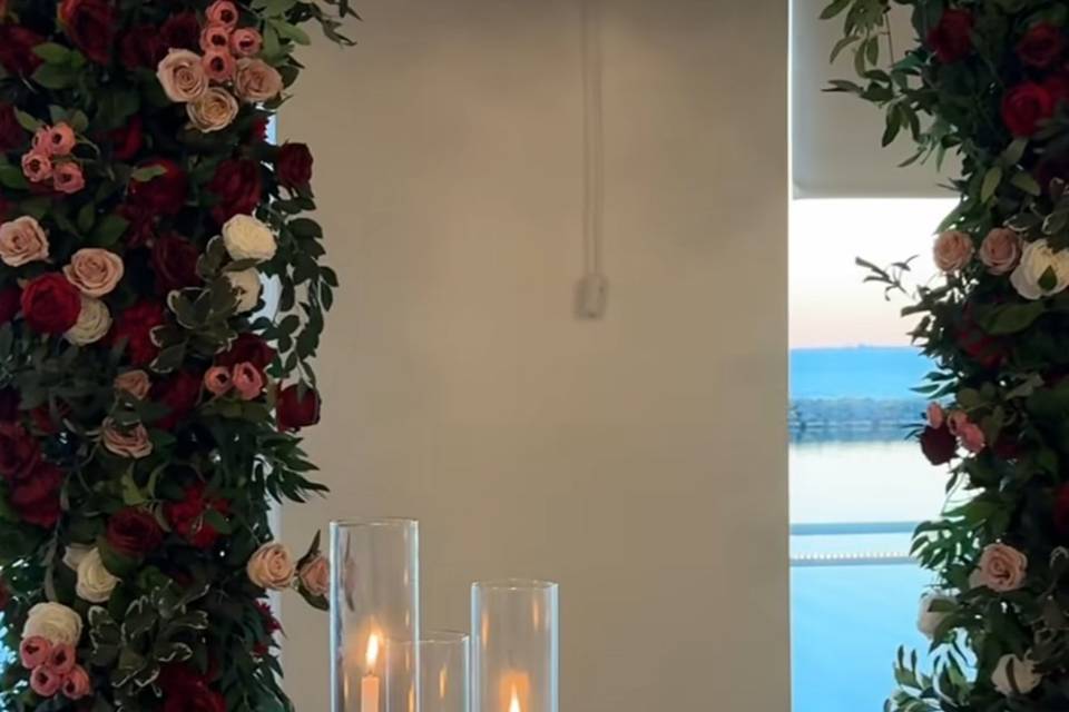 Lush, romantic floral embrace