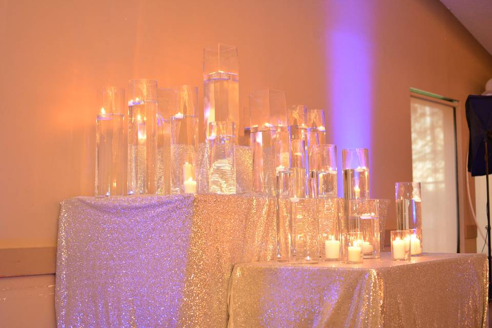 Candles Backdrop