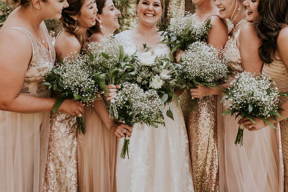 Kananaskis bridesmaids