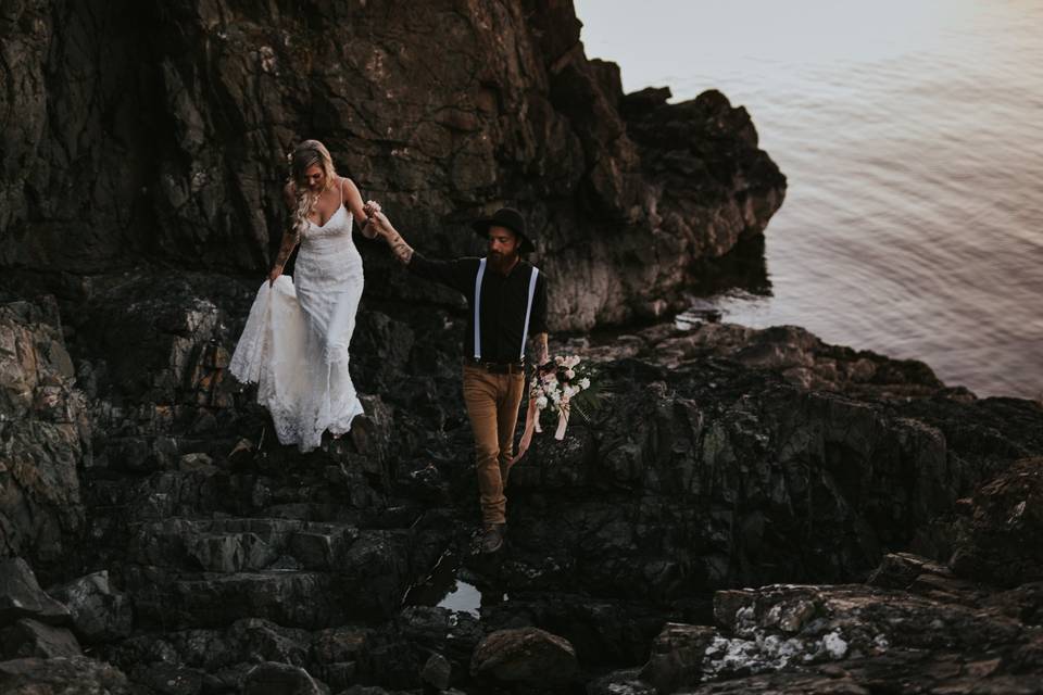 Adventurous elopement