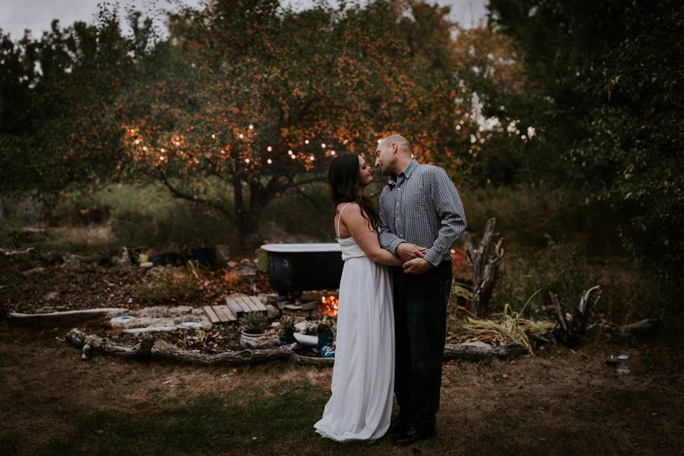 Backyard engagement