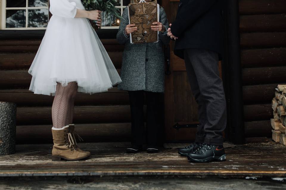 Banff winter elopement