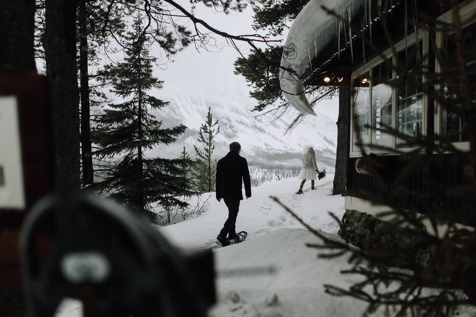 Banff winter elopement